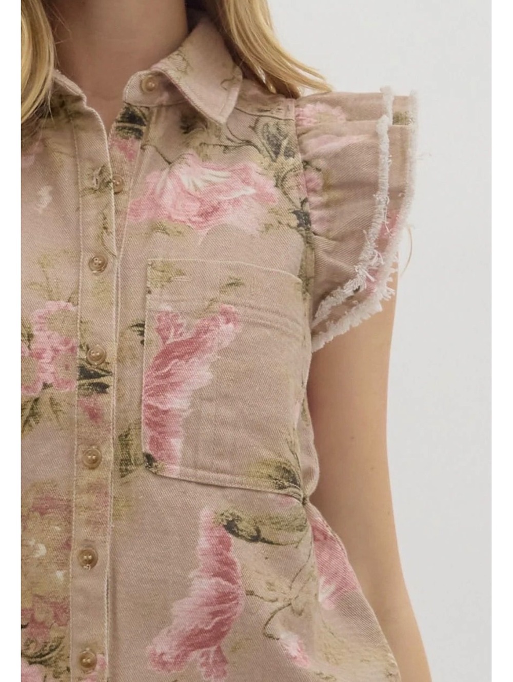 Entro Denim Top